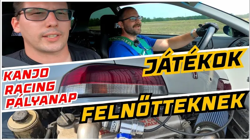 Hondák, pályázás, kompresszoros Micra – Kanjo Racing Pályanap a Kakucs Ringen – videó előnézeti kép