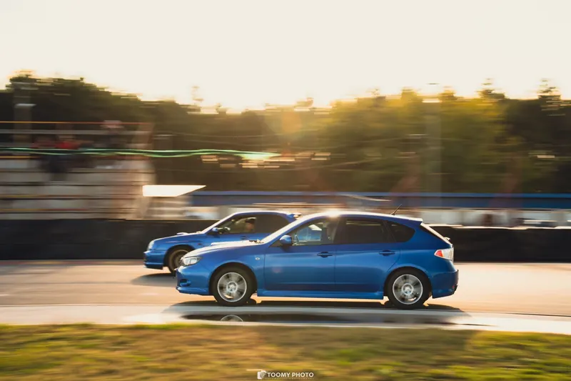 Subaru Impreza naplementében a Kakucs Ringen